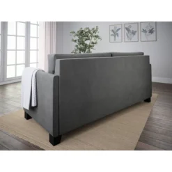 85" Holly Upholstered Flared Arm Sofa Charcoal - Brookside Home -Baxton Studio Shop GUEST 3ad5d43b 0002 4688 82e0 d090f850822f