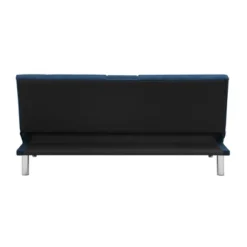 Miley Convertible Futon Sectional Sofa Navy Blue - Serta -Baxton Studio Shop GUEST 3b8a063e 08d4 4e9d b972 28de9bcdc6f5