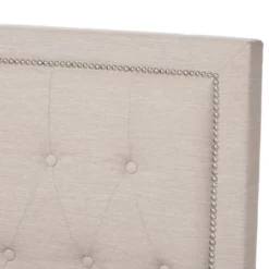 Queen Taylor Modern And Contemporary Fabric Upholstered Gas Lift Platform Bed Light Beige - Baxton Studio -Baxton Studio Shop GUEST 3d3c1af4 afb9 4559 9001 93478c88a451