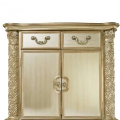 44" Vendome Bedroom Set Gold Patina/Bone White - Acme Furniture 6 44" Vendome Bedroom Set Gold Patina/Bone White - Acme Furniture -Baxton Studio Shop GUEST 3d479d22 b9d2 4c39 99e7 0a908dece7d0