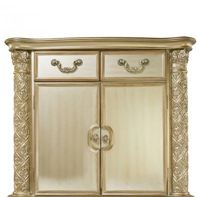 44" Vendome Bedroom Set Gold Patina/Bone White - Acme Furniture 3 44" Vendome Bedroom Set Gold Patina/Bone White - Acme Furniture - Image 3