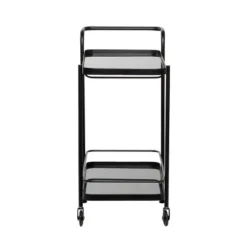 Contemporary Metal Bar Cart Black - Olivia & May 26 Contemporary Metal Bar Cart Black - Olivia & May -Baxton Studio Shop GUEST 3db1d713 1fe8 4820 858f 0e9f3d46eb85