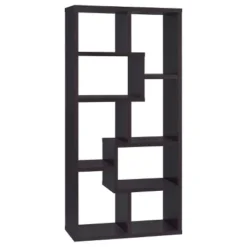 70.75" Theo 8 Shelf Bookcase - Coaster 24 70.75" Theo 8 Shelf Bookcase - Coaster -Baxton Studio Shop GUEST 3e72ebc4 76b9 4566 b935 c8a96fa42818