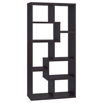 70.75" Theo 8 Shelf Bookcase - Coaster 11 70.75" Theo 8 Shelf Bookcase - Coaster - Image 11