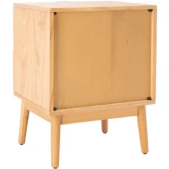 Baisley 2 Drawer Rattan Nightstand - Natural - Safavieh -Baxton Studio Shop GUEST 3efefde2 a3f6 417a 9d06 8603955ac3d2