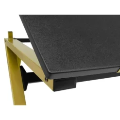 2pc Stellar Drawing Table With 36" Adjustable Top With Stool Set Black/Gold - Studio Designs -Baxton Studio Shop GUEST 3f77ec45 ce7c 42cc b95f 8c1d3dadcb1c