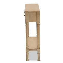 3 Drawer Calvin Wood Entryway Console Table - Baxton Studio -Baxton Studio Shop GUEST 3fe6b9a6 e73d 44bc 918c 719c31c3f6dc