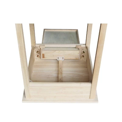 21" Nightstand Unfinished - International Concepts 8 21" Nightstand Unfinished - International Concepts - Image 8