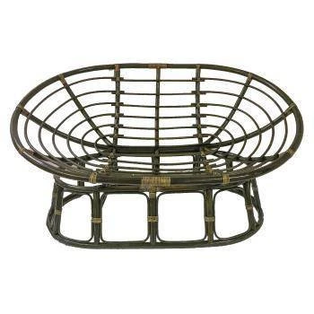 63"x45" Double Papasan With Twill Cushion - International Caravan 1 63"x45" Double Papasan With Twill Cushion - International Caravan