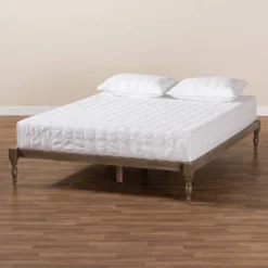 Iseline Wood Platform Bed Frame - Baxton Studio -Baxton Studio Shop GUEST 4214abda 362f 414f 8bb3 d720ea4ff2a4