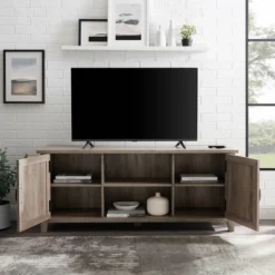 Modern Transitional TV Stand For TVs Up To 65" - Saracina Home -Baxton Studio Shop GUEST 42369e3a 4e92 4207 84db ce8ff4043571