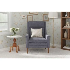 Inmod Juno Marble Side Table White/Gold