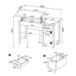 Delwin 2 Drawer Standing Office Desk Antique Nutmeg - Coaster 19 Delwin 2 Drawer Standing Office Desk Antique Nutmeg - Coaster -Baxton Studio Shop GUEST 435c12b3 0b85 4ed5 b19e 0f807e53bf83