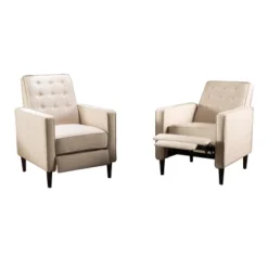Set Of 2 Mervynn Mid-Century Recliner - Christopher Knight Home 26 Set Of 2 Mervynn Mid-Century Recliner - Christopher Knight Home -Baxton Studio Shop GUEST 43c874bf d732 41cb 874f 73c3f22ed3d8