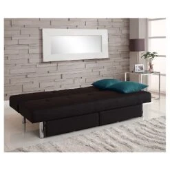 DHP Sola Storage Futon Black - Dorel Home Products -Baxton Studio Shop GUEST 43d526cd 0cb4 4ede b33a c77cec40a6d5