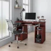 Wood Computer Desk With Drawers - Techni Mobili