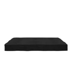 Full Chester Wood Arm Futon Frame With 8" Polyester Mattress - Room & Joy -Baxton Studio Shop GUEST 450a68b7 158b 4626 a24e d760b186cb86