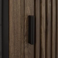 58" Silas Low Profile TV Stand For TVs Up To 65" Walnut - Crosley -Baxton Studio Shop GUEST 45384794 e3a4 4087 a5b6 f7cf62fd7016