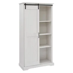 Owens Farmhouse Sliding Barn Door Storage Hutch - Saracina Home -Baxton Studio Shop GUEST 45601105 9572 4dbf 8b37 861180df6a40
