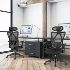 Costway Ergonomic High Back Mesh Office Chair W/ Adjustable Lumbar Support 11 Costway Ergonomic High Back Mesh Office Chair W/ Adjustable Lumbar Support -Baxton Studio Shop GUEST 457cf7af 8766 48a2 a41e 7e2380927ec1