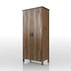 Andreasson Wardrobe Closet Distressed Walnut - HOMES: Inside + Out -Baxton Studio Shop GUEST 45a66719 6819 4e3d 92c2 7d99c1a8db3c