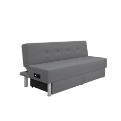 Wilton Dream Convertible Futon Sofa Bed Charcoal - Serta -Baxton Studio Shop GUEST 46476d34 8f03 433a 9291 d6518bbccbc9