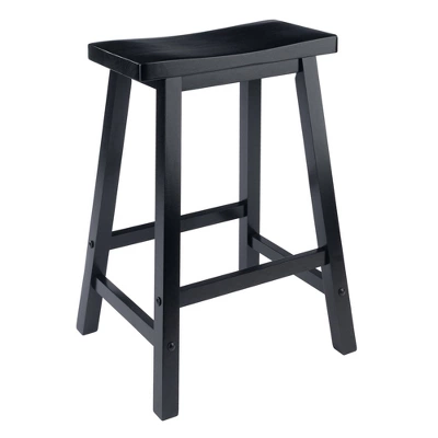 24" Satori Saddle Seat Counter Height Barstool - Winsome 6 24" Satori Saddle Seat Counter Height Barstool - Winsome - Image 6