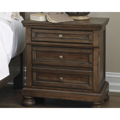 Flynnter Nightstand Medium Brown - Signature Design By Ashley 1 Flynnter Nightstand Medium Brown - Signature Design By Ashley