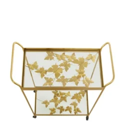 Contemporary Metal Bar Cart Gold - Olivia & May 11 Contemporary Metal Bar Cart Gold - Olivia & May -Baxton Studio Shop GUEST 4829e022 fa23 4443 a155 9b4b5d63e35e