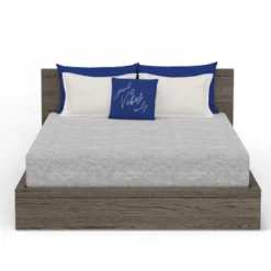 Vibe Heather Grey 8” Gel Memory Foam Mattress In A Box [Ultra Small Package]