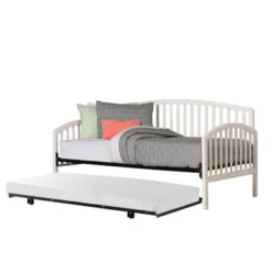 Twin Carolina Daybed With Suspension Deck And Rollout Trundle White - Hillsdale Furniture 12 Twin Carolina Daybed With Suspension Deck And Rollout Trundle White - Hillsdale Furniture -Baxton Studio Shop GUEST 49893b41 c98d 4a23 a022 576d82c0cceb
