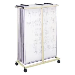 Safco Vertical File 2-Drawer Specialty Cabinet Mobile/Ped Tropic Sand 5059