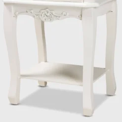 Amalie 2 Drawer Wood Nightstand White/Oak - Baxton Studio 14 Amalie 2 Drawer Wood Nightstand White/Oak - Baxton Studio -Baxton Studio Shop GUEST 4a3fb85e cc04 4257 b9e8 0d753b845318