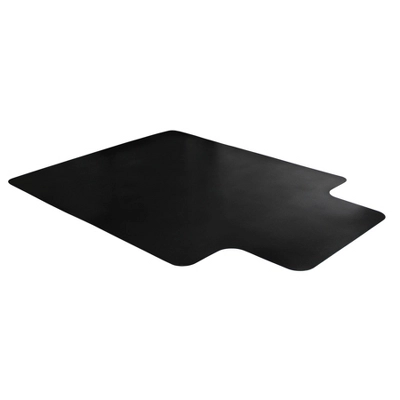 Vinyl Chair Mat For Hard Floors Lipped Black - Floortex 8 Vinyl Chair Mat For Hard Floors Lipped Black - Floortex - Image 8