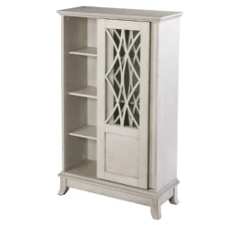 Poyau Sliding Door Cabinet White - Aiden Lane -Baxton Studio Shop GUEST 4b092bac 7412 4f8c ad08 d668569aac51