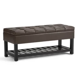 44" Wyatt Storage Ottoman Bench - WyndenHall -Baxton Studio Shop GUEST 4bda10f8 2c09 46ac 82bb e0ff9b9f408f
