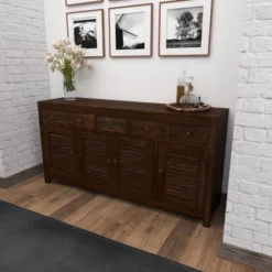 Rustic Wood Buffet Dark Brown - Olivia & May -Baxton Studio Shop GUEST 4c099e78 ccac 4115 b8ca 5a4a0129cc5c