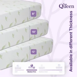 NapQueen 12" Anula Green Tea Memory Foam Mattress -Baxton Studio Shop GUEST 4c2ba3c7 ffad 48ab bbff c54127fa450e 1