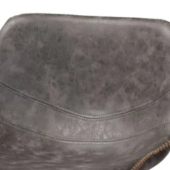 Set Of 2 Tani Faux Leather Upholstered Metal Barstools Gray/Black - Baxton Studio -Baxton Studio Shop GUEST 4c6296bb a429 4404 99a5 e45a441cd49d