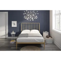 Gia Modern Glam Metal Bed - Room & Joy -Baxton Studio Shop GUEST 4c67a4b5 39af 4244 a057 1cc0bb6d8333