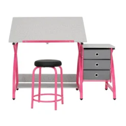 Comet Plus Drawing Table And Stool Set - Studio Designs -Baxton Studio Shop GUEST 4cc70d04 de70 4c87 b81b 8b93fddf1a0a