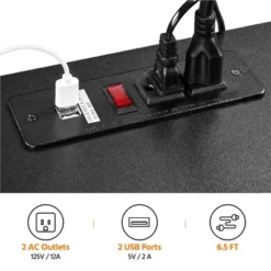 Yaheetech 3-Drawer Vintage File Cabinet With Socket And USB Charging Port Black/Rustic Brown 14 Yaheetech 3-Drawer Vintage File Cabinet With Socket And USB Charging Port Black/Rustic Brown -Baxton Studio Shop GUEST 4ce0925a 7a65 45ae aad5 85194b20c27e