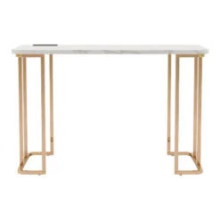 Sourin Writing Desk With USB Plug - MiBasics -Baxton Studio Shop GUEST 4d7a39b7 529e 4143 a107 85a6859d685f