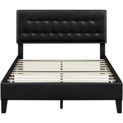 Yaheetech Upholstered Bed Frame With Button-Tufted Headboard -Baxton Studio Shop GUEST 4f0a1a01 e853 4e3c 9022 038145d97a29