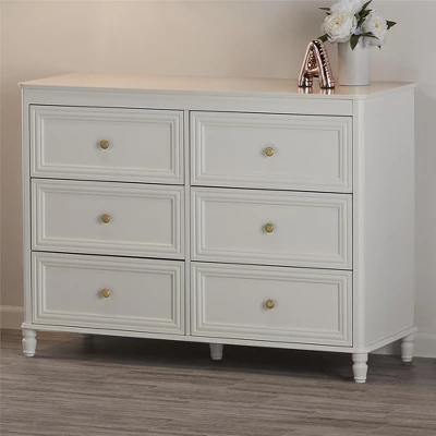 Little Seeds Piper 6 Drawer Dresser With Solid Wood Spindle Feet 1 Little Seeds Piper 6 Drawer Dresser With Solid Wood Spindle Feet