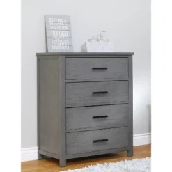 Sorelle Westley 4 Drawer Dresser - Gray