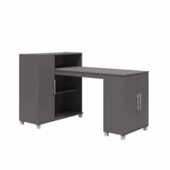 Cabell Hobby And Craft Desk With Storage Cabinet - Room & Joy -Baxton Studio Shop GUEST 51230196 b535 4e3c 829e 9d648a7b16f4