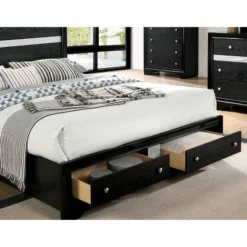 3pc Whether By Bed Nightstand And Dresser Set Black - MiBasics -Baxton Studio Shop GUEST 51461fd4 5c82 4f09 bca8 06cd6dac2909