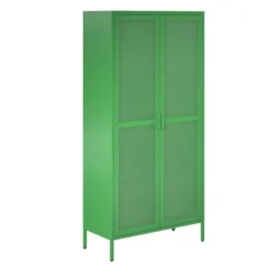 Channing Tall 2 Door Storage Cabinet Mesh Metal Locker - Novogratz 18 Channing Tall 2 Door Storage Cabinet Mesh Metal Locker - Novogratz -Baxton Studio Shop GUEST 514ba36e 8b60 4c98 8c56 7ede8b7e6501