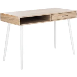 Jorja 1 Drawer 1 Shelf Desk - Safavieh -Baxton Studio Shop GUEST 51d69eee fdd0 4d85 a21a e0d3a1d0b037